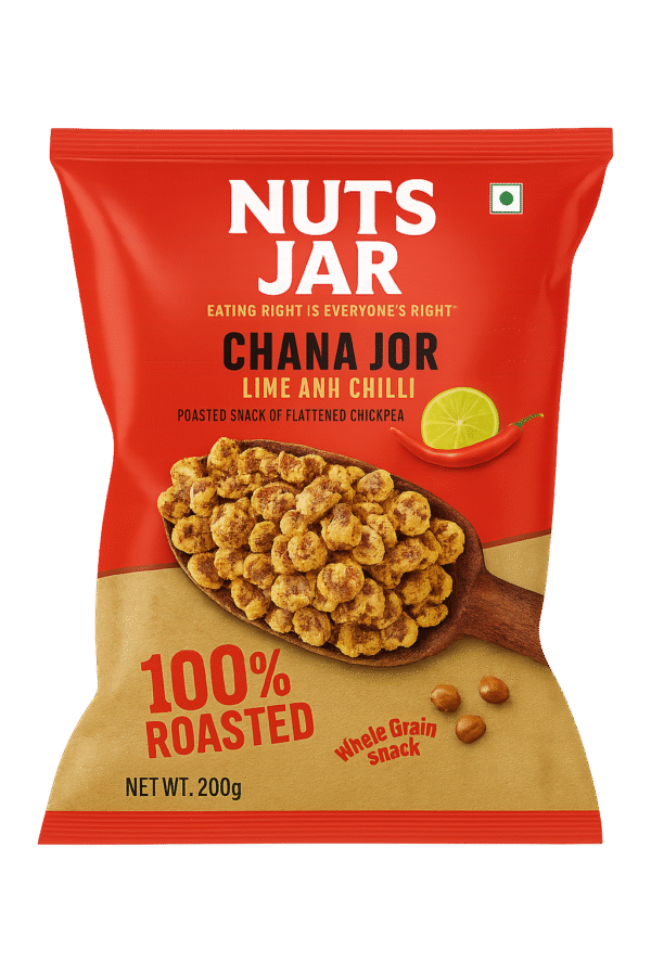 Chana Jor - Lime & Chilli | Roasted Gluten Free Snack | 200g